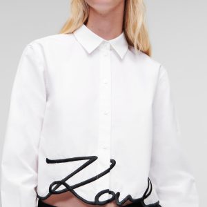 SIGNATURE CROPPED SHIRT