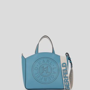 K/CIRCLE PERFORATED SMALL TOTE BAG
