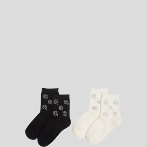IKON RHINESTONE SOCKS ?C 2-PACK