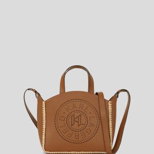 K/CIRCLE PERFORATED SMALL TOTE BAG