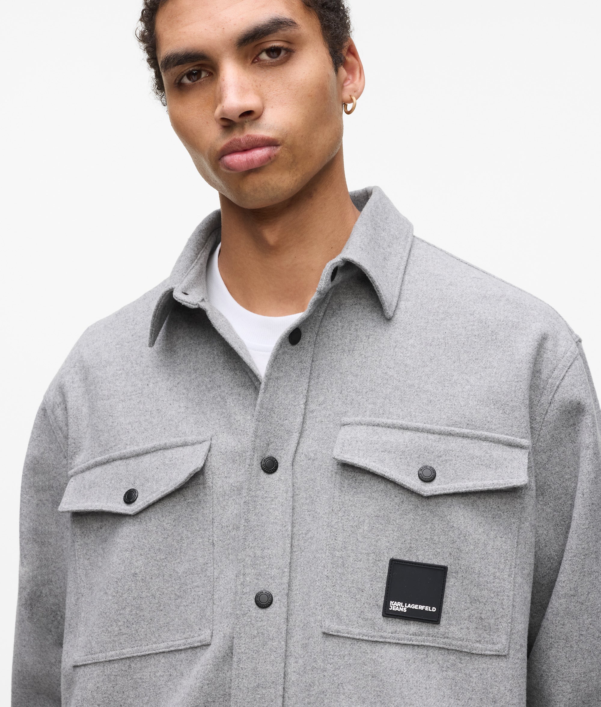 Wool-blend overshirt - Image 3