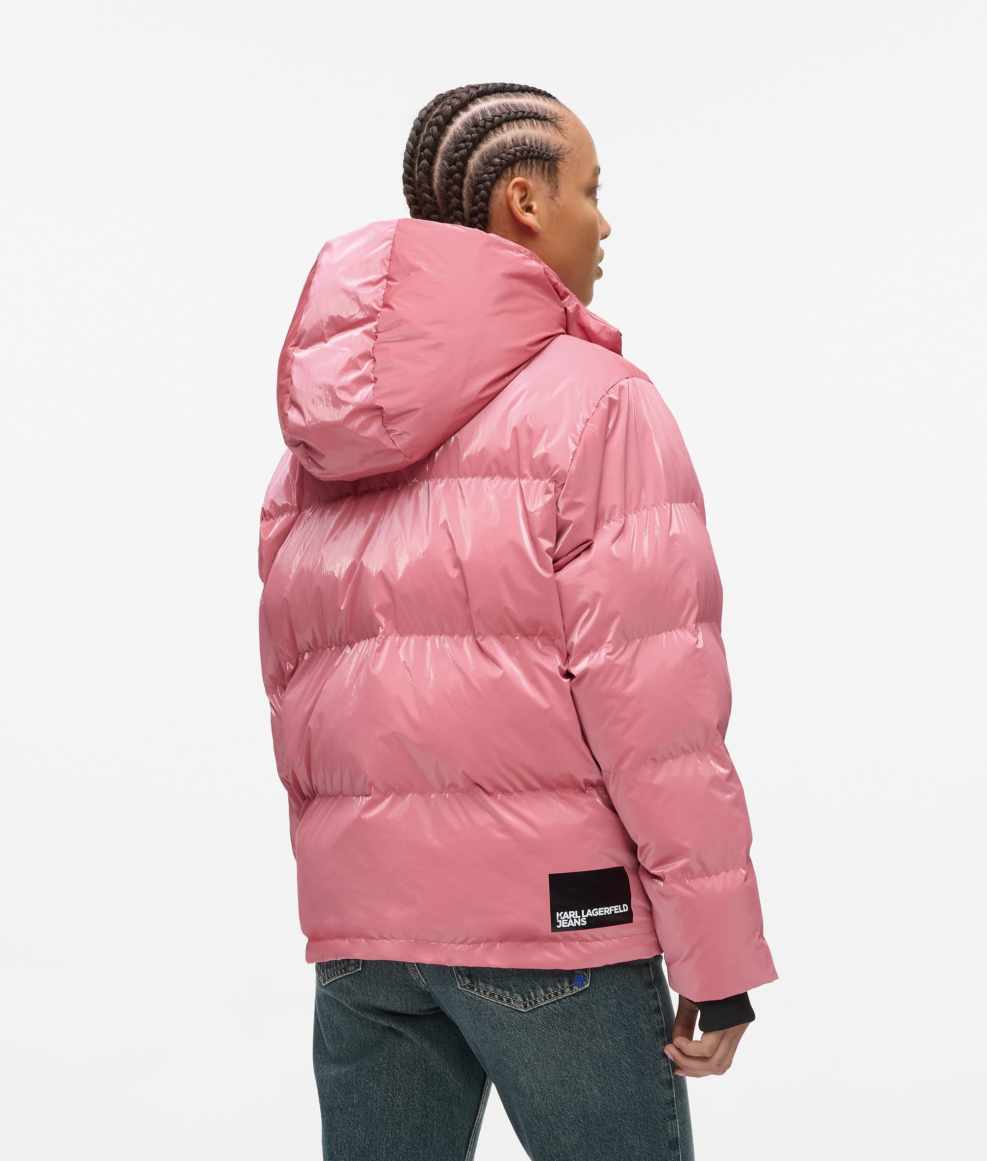 Pearlised puffer jacket - Image 3