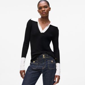 Monochrome polo shirt