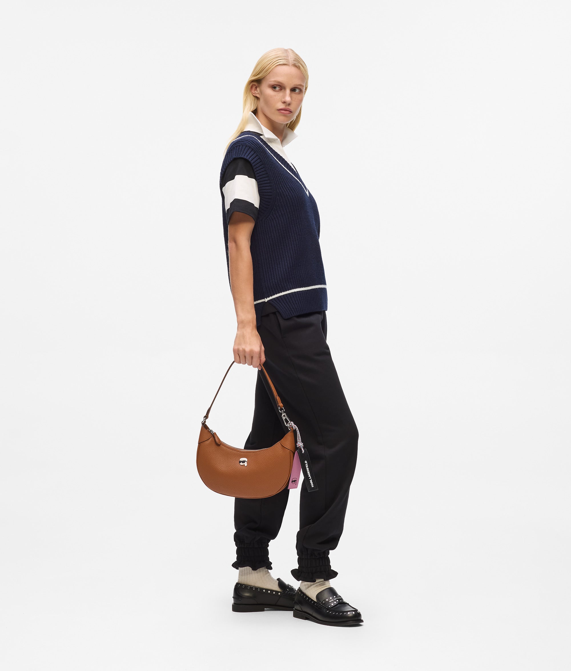 Ikon pebble moon shoulder bag - Image 2