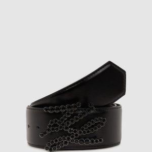 K/Autograph rhinestone belt