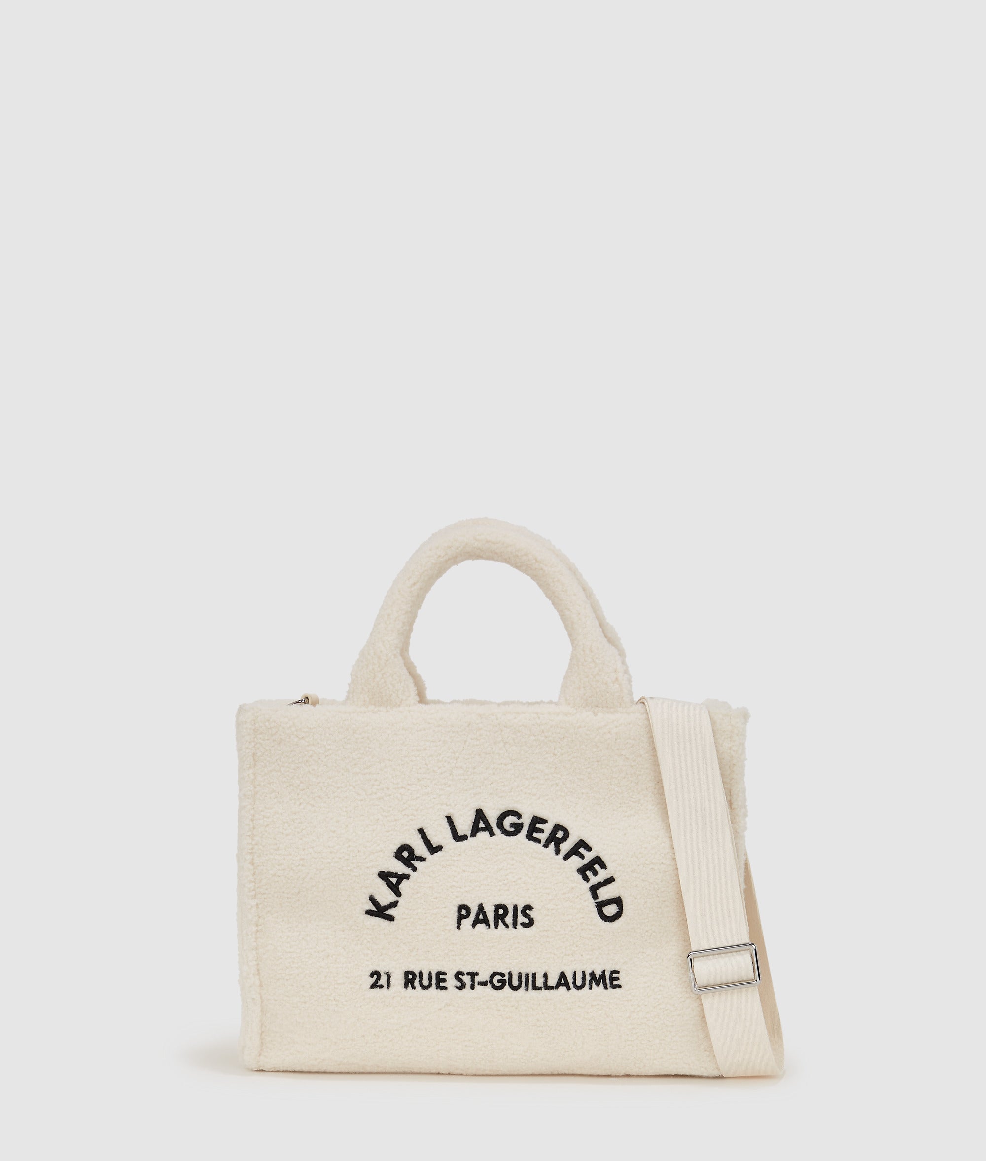 Rue St-Guillaume shearling tote bag
