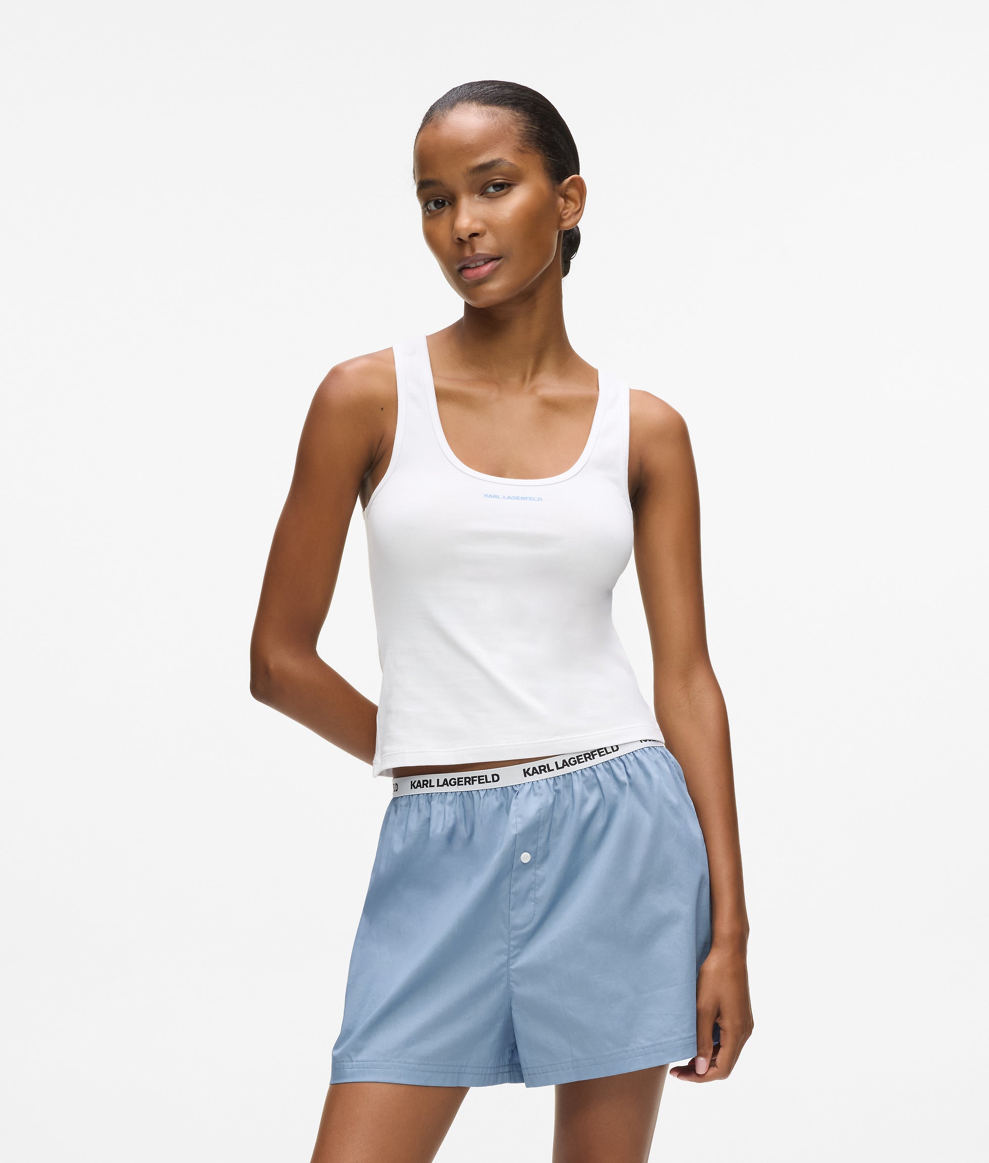 Tank top and shorts pajama set