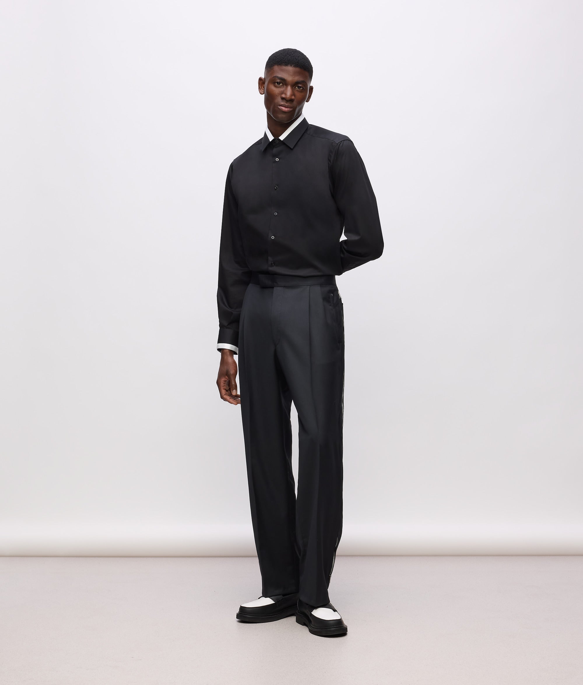 KL Studio contrast piping shirt - Image 4