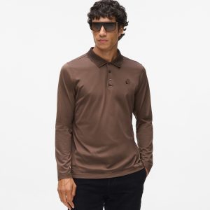 Long-sleeved polo shirt