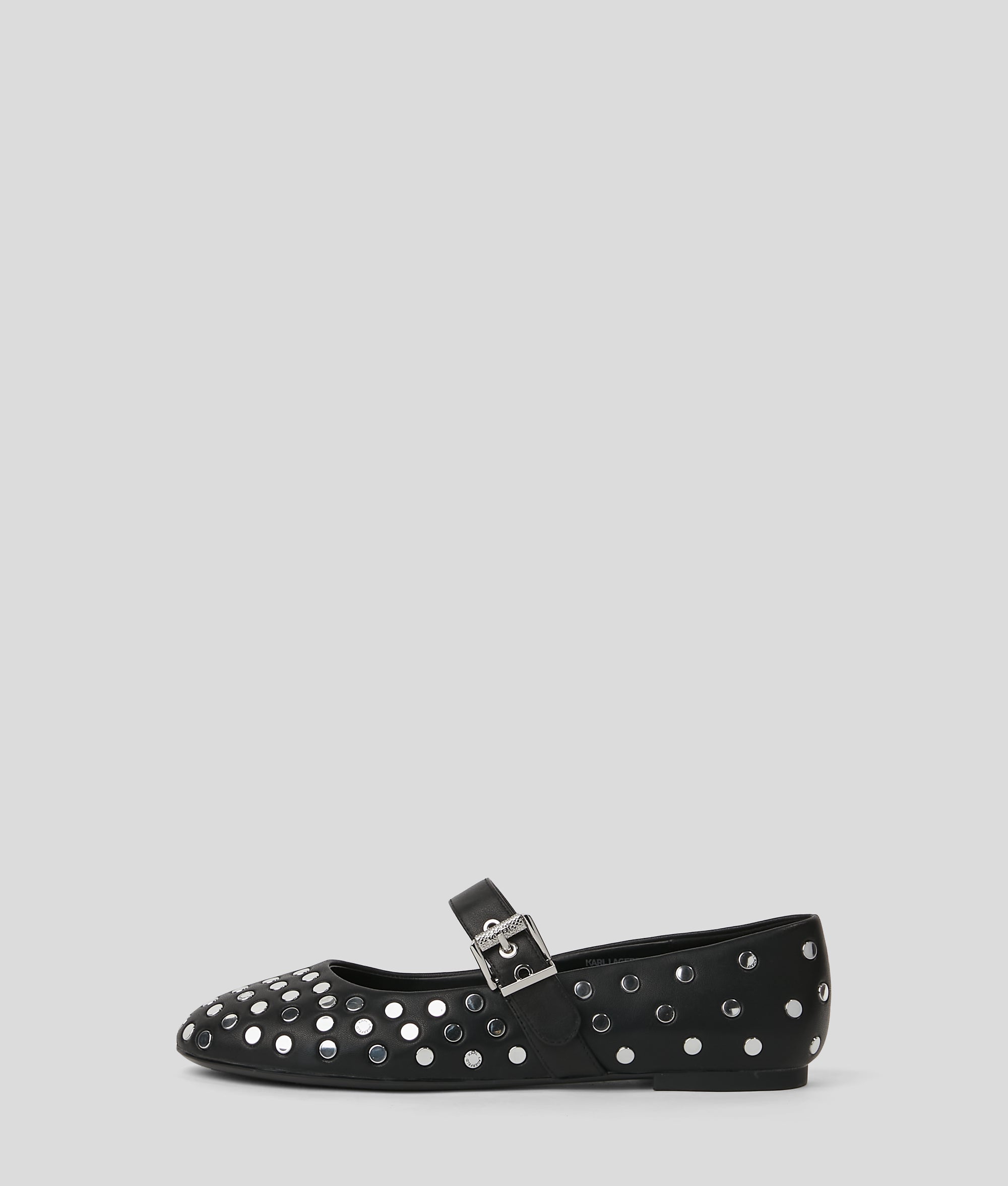 KARO STUDDED BALLET FLATS